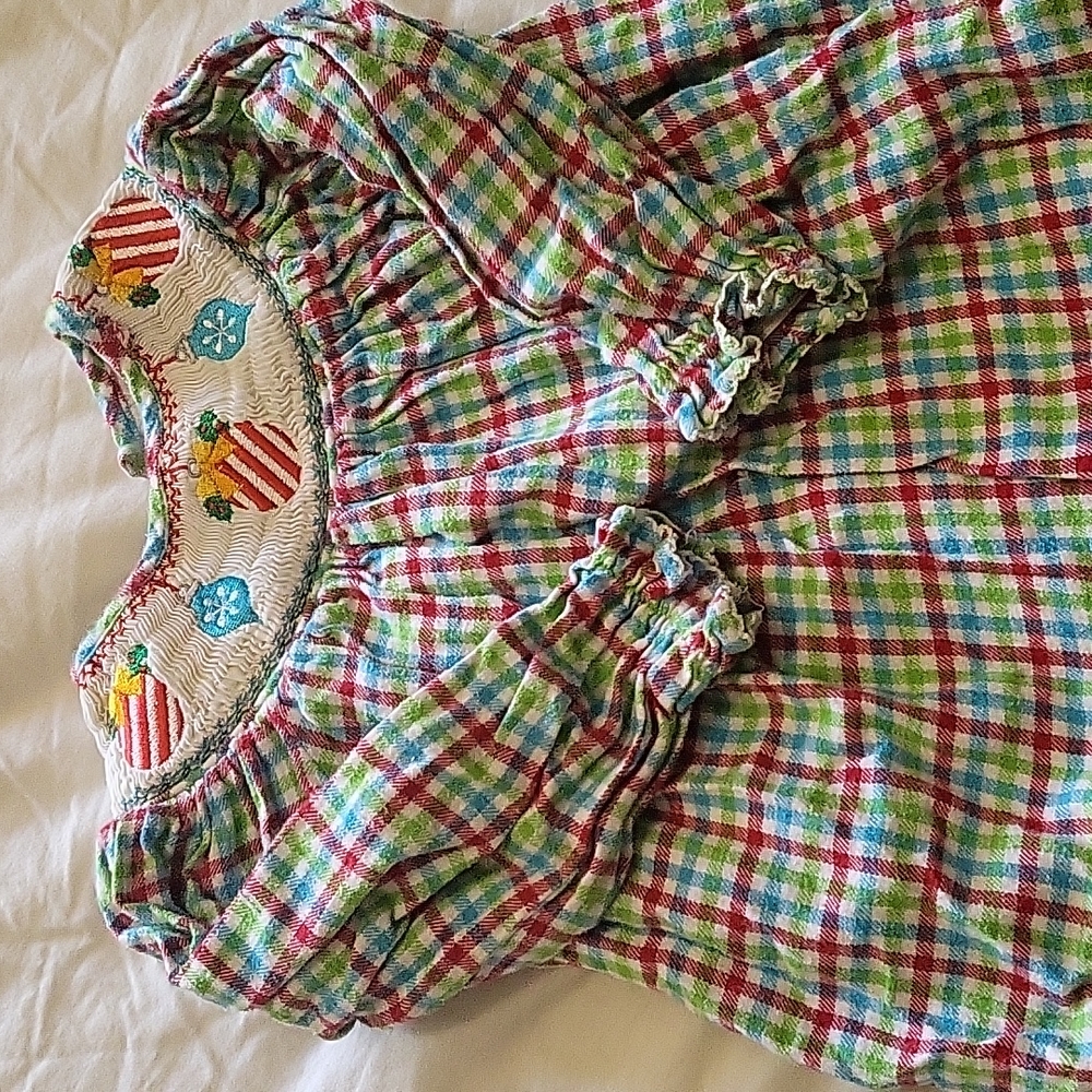 Marmellata girls 2T Christmas smocked dress